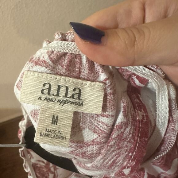 100% cotton tropical printed tank by a.n.a. a new approach - Picture 4 of 4